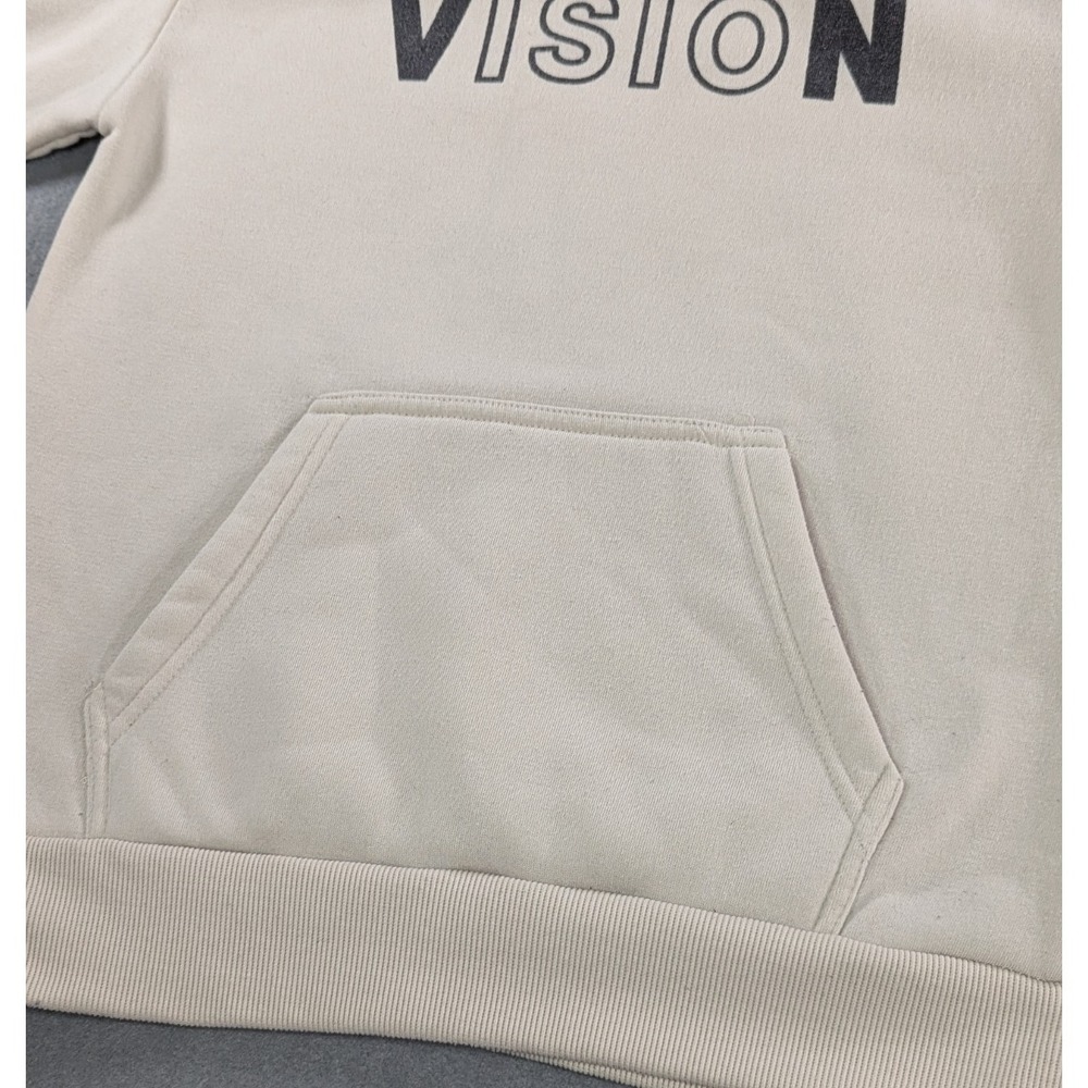 Chrome Edge CR24 Boys Vision Against All Odds Bear Hoodie Size 14-16 Beige Tan - Picture 6 of 14